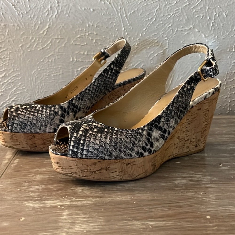 Stuart Weitzman Wedge Slingback
